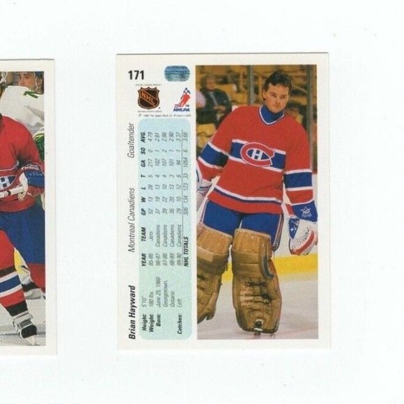 Vintage 1990 The Upper Deck NHLPA NHL Hockey Montreal Canadiens Trading Card - Picture 5 of 10